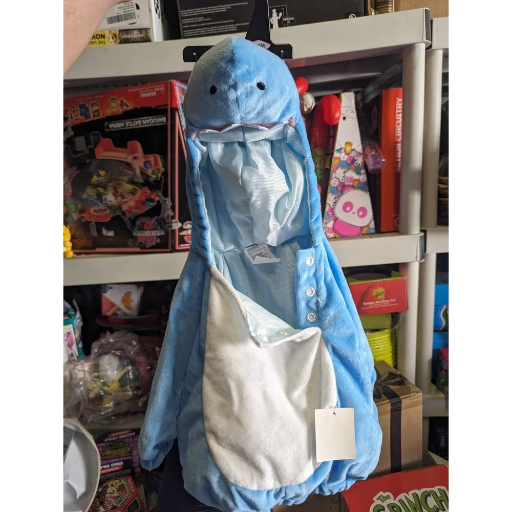 Target Hyde & Eek Halloween‎ Shark Costume One Piece Sizes 0-6 Mo